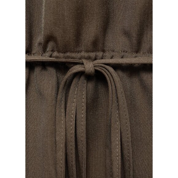 NEW MNG Mango Concealed button shirt  BROWN SIZE M/100%AUTHENTIC - Picture 8 of 8